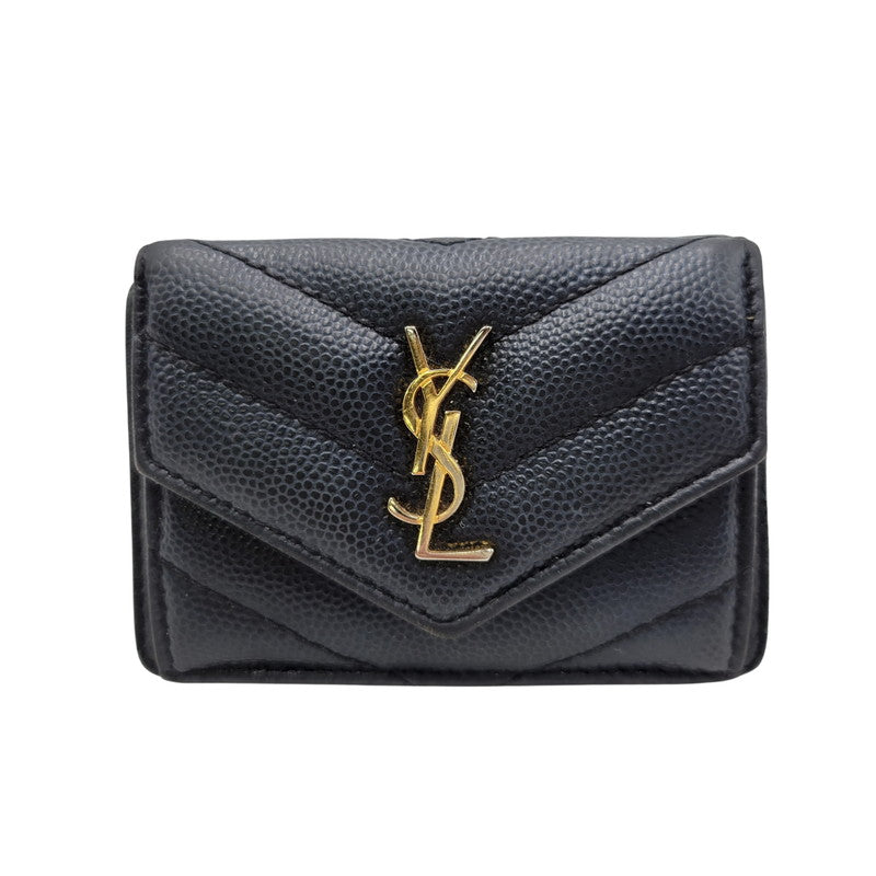 【現状渡し品】【メンズ/レディース】 SAINT LAURENT サンローラン TGN505118 タイニーウォレット 財布 181-260812-cs-14-izu カラー：ブラック 万代Net店