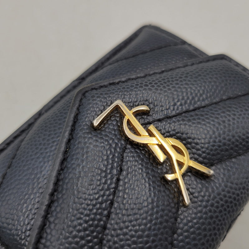 【現状渡し品】【メンズ/レディース】 SAINT LAURENT サンローラン TGN505118 タイニーウォレット 財布 181-260812-cs-14-izu カラー：ブラック 万代Net店
