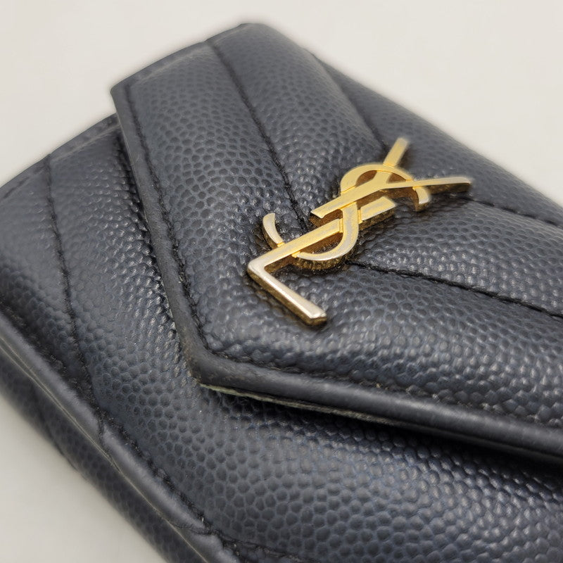 【現状渡し品】【メンズ/レディース】 SAINT LAURENT サンローラン TGN505118 タイニーウォレット 財布 181-260812-cs-14-izu カラー：ブラック 万代Net店