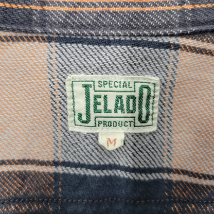 【中古品】【メンズ】 JELADO ジェラード HEAVY FLANNEL SHIRT ヘビー フランネル シャツ トップス 長袖 145-260824-ya-08-izu サイズ：M カラー：オレンジ×グレー 万代Net店