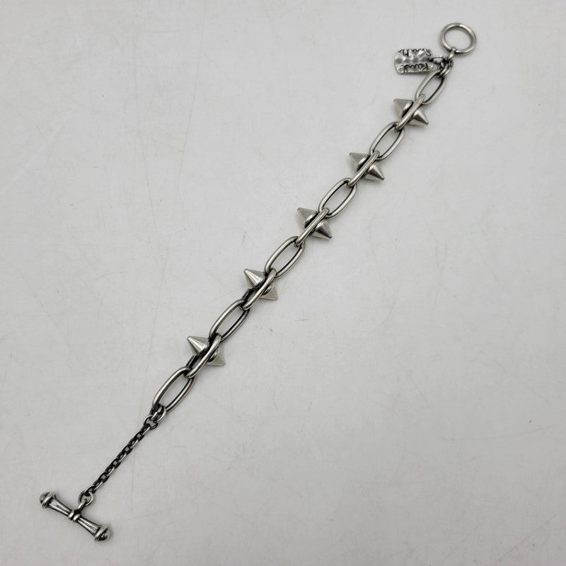 【中古品】【メンズ/レディース】 PAUL SMITH ポール・スミス M1A BRAC MSPIKE 82 SPIKE CHAIN BRACELET スパイク チェーン ブレスレット アクセサリー 192-260812-cs-16-izu カラー：シルバー 万代Net店