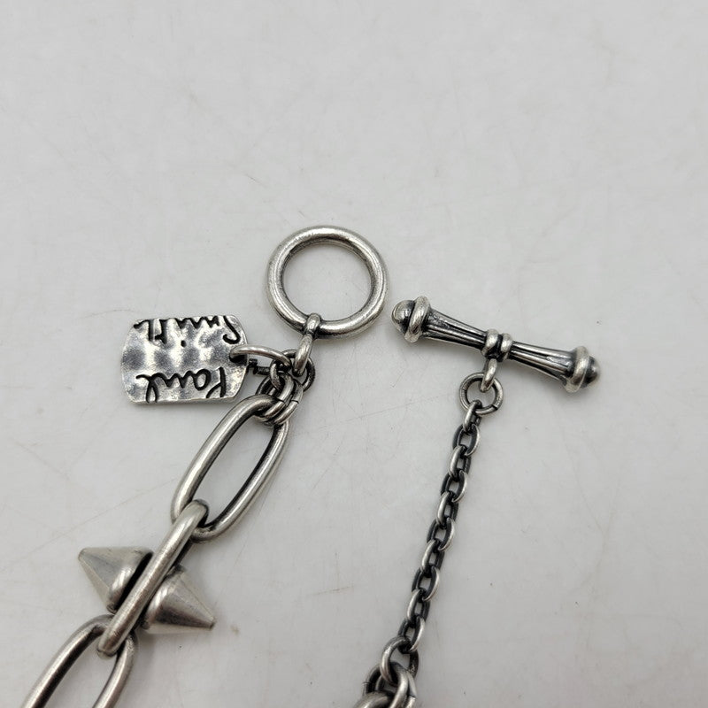 【中古品】【メンズ/レディース】 PAUL SMITH ポール・スミス M1A BRAC MSPIKE 82 SPIKE CHAIN BRACELET スパイク チェーン ブレスレット アクセサリー 192-260812-cs-16-izu カラー：シルバー 万代Net店
