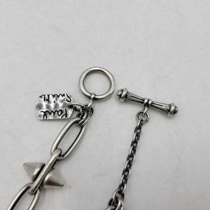 【中古品】【メンズ/レディース】 PAUL SMITH ポール・スミス M1A BRAC MSPIKE 82 SPIKE CHAIN BRACELET スパイク チェーン ブレスレット アクセサリー 192-260812-cs-16-izu カラー：シルバー 万代Net店