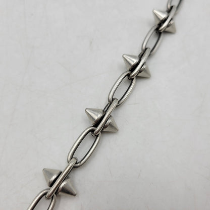 【中古品】【メンズ/レディース】 PAUL SMITH ポール・スミス M1A BRAC MSPIKE 82 SPIKE CHAIN BRACELET スパイク チェーン ブレスレット アクセサリー 192-260812-cs-16-izu カラー：シルバー 万代Net店