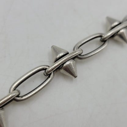 【中古品】【メンズ/レディース】 PAUL SMITH ポール・スミス M1A BRAC MSPIKE 82 SPIKE CHAIN BRACELET スパイク チェーン ブレスレット アクセサリー 192-260812-cs-16-izu カラー：シルバー 万代Net店