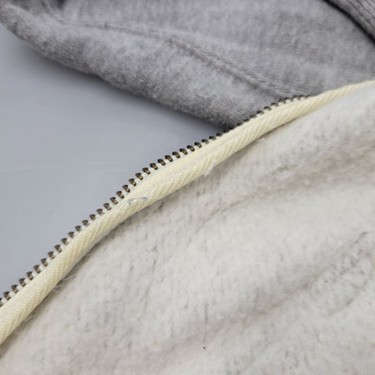 【中古品】【メンズ】 THE FLAT HEAD ザ フラット ヘッド 雪柄 ZIP UP SWEATSHIRT ジップアップ スウェット シャツ トップス 長袖 145-260824-ya-09-izu サイズ：40 カラー：グレー 万代Net店