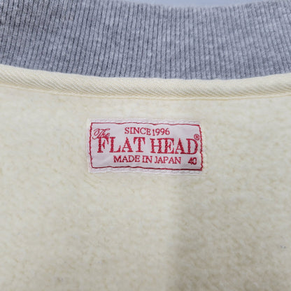 【中古品】【メンズ】 THE FLAT HEAD ザ フラット ヘッド 雪柄 ZIP UP SWEATSHIRT ジップアップ スウェット シャツ トップス 長袖 145-260824-ya-09-izu サイズ：40 カラー：グレー 万代Net店