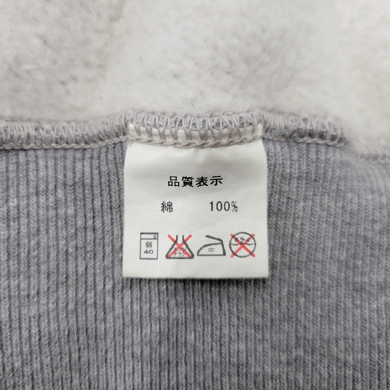 【中古品】【メンズ】 THE FLAT HEAD ザ フラット ヘッド 雪柄 ZIP UP SWEATSHIRT ジップアップ スウェット シャツ トップス 長袖 145-260824-ya-09-izu サイズ：40 カラー：グレー 万代Net店