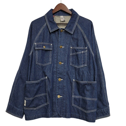 【中古品】【メンズ】 CHUMS チャムス CH04-1065 DENIM COVERALL デニム カバーオール　アウター 144-260824-ya-14-izu サイズ：S カラー：インディゴ 万代Net店