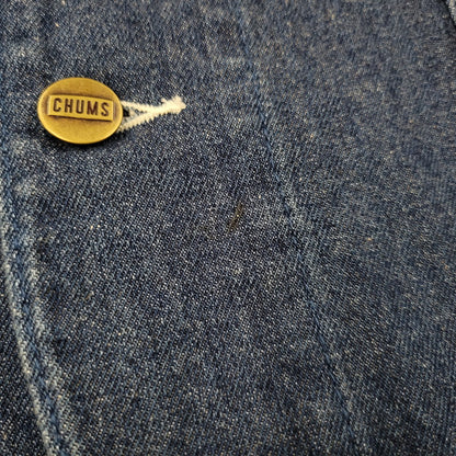【中古品】【メンズ】 CHUMS チャムス CH04-1065 DENIM COVERALL デニム カバーオール　アウター 144-260824-ya-14-izu サイズ：S カラー：インディゴ 万代Net店