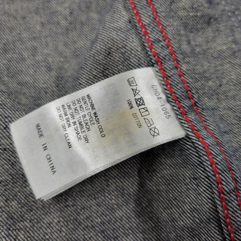 【中古品】【メンズ】 CHUMS チャムス CH04-1065 DENIM COVERALL デニム カバーオール　アウター 144-260824-ya-14-izu サイズ：S カラー：インディゴ 万代Net店
