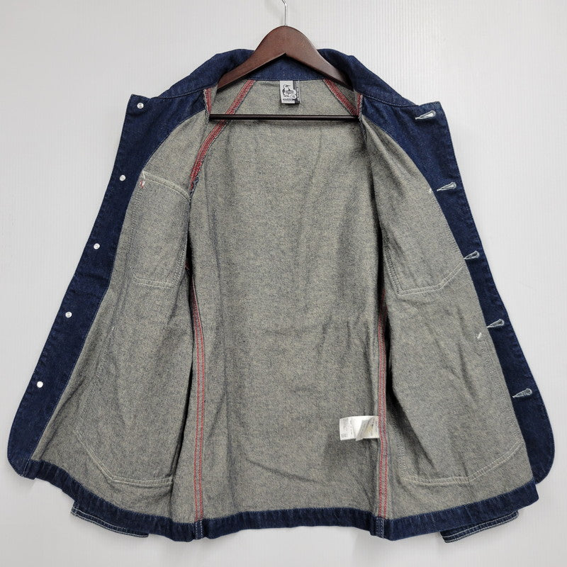 【中古品】【メンズ】 CHUMS チャムス CH04-1065 DENIM COVERALL デニム カバーオール　アウター 144-260824-ya-14-izu サイズ：S カラー：インディゴ 万代Net店
