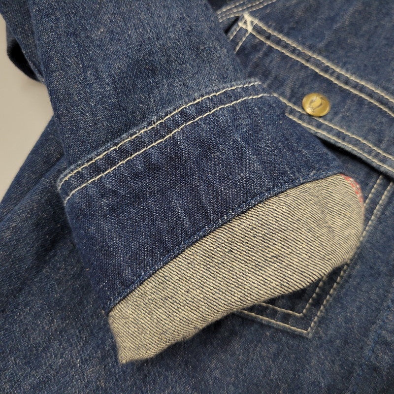 【中古品】【メンズ】 CHUMS チャムス CH04-1065 DENIM COVERALL デニム カバーオール　アウター 144-260824-ya-14-izu サイズ：S カラー：インディゴ 万代Net店