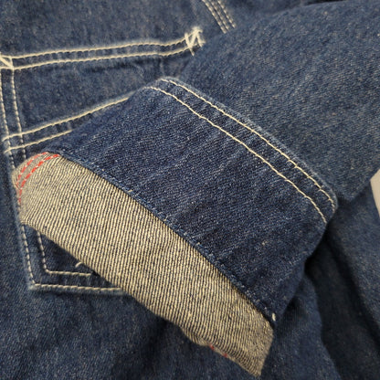 【中古品】【メンズ】 CHUMS チャムス CH04-1065 DENIM COVERALL デニム カバーオール　アウター 144-260824-ya-14-izu サイズ：S カラー：インディゴ 万代Net店