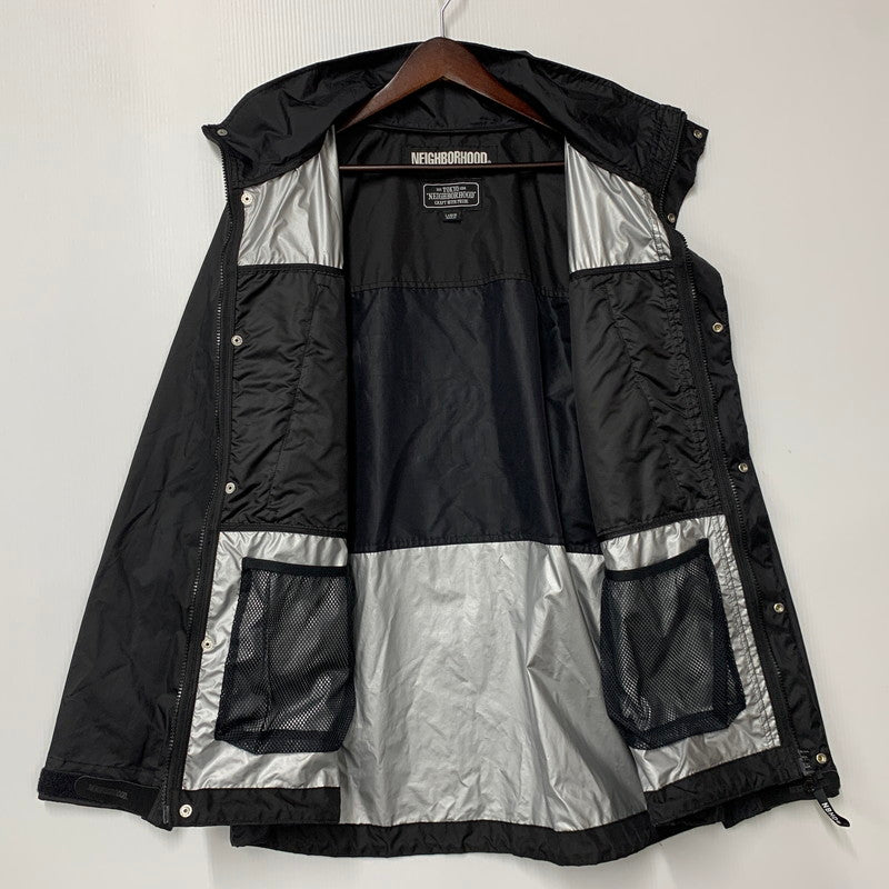 【中古品】【メンズ】 NEIGHBORHOOD × ANTI SOCIAL SOCIAL CLUB 192TSASN-JKM01S ネイバーフッド アンチソーシャルソーシャルクラブ 19AW ASSC.ECWCS N-JKT ナイロンジャケット アウター 142-260812-cs-07-izu サイズ：L カラー：ブラック 万代Net店