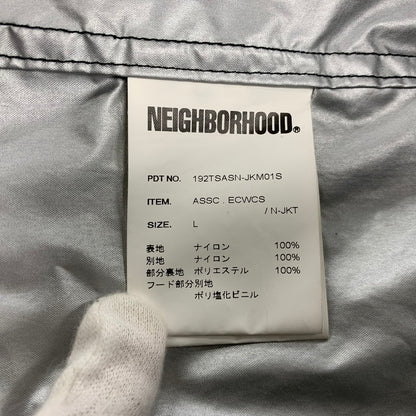 【中古品】【メンズ】 NEIGHBORHOOD × ANTI SOCIAL SOCIAL CLUB 192TSASN-JKM01S ネイバーフッド アンチソーシャルソーシャルクラブ 19AW ASSC.ECWCS N-JKT ナイロンジャケット アウター 142-260812-cs-07-izu サイズ：L カラー：ブラック 万代Net店