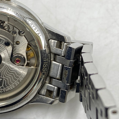 【中古品】【メンズ/レディース】 TISSOT ティソ T099207A CHEMIN DES TOURELLES POWERMATIC 80 MOTHER OF PEARL DIAL AUTOMATIC DATE WATCH 時計 197-260813-kh-01-izu カラー：シルバー×ゴールド 万代Net店