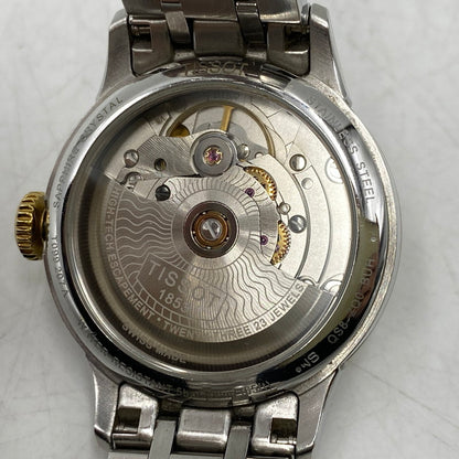 【中古品】【メンズ/レディース】 TISSOT ティソ T099207A CHEMIN DES TOURELLES POWERMATIC 80 MOTHER OF PEARL DIAL AUTOMATIC DATE WATCH 時計 197-260813-kh-01-izu カラー：シルバー×ゴールド 万代Net店