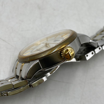 【中古品】【メンズ/レディース】 TISSOT ティソ T099207A CHEMIN DES TOURELLES POWERMATIC 80 MOTHER OF PEARL DIAL AUTOMATIC DATE WATCH 時計 197-260813-kh-01-izu カラー：シルバー×ゴールド 万代Net店