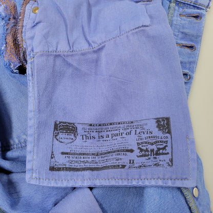【中古品】【メンズ】 LEVI'S リーバイス 26-030-610-0144-1-0 JOURNAL STANDARD ジャーナル スタンダード 別注 BLUE DENIM PANTS ブルー デニム パンツ ボトムス ズボン 158-260812-cs-13-izu カラー：ブルー 万代Net店