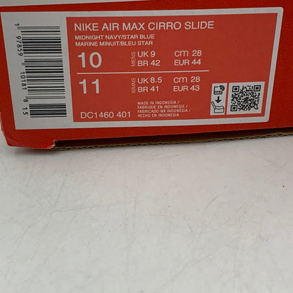 【中古品】【メンズ】 NIKE ナイキ DC1460-401 AIR MAX CIRRO SLIDE エア マックス シーロ スライド サンダル シューズ 靴 160-260824-ya-24-izu サイズ：28cm カラー：MIDNIGHT NAVY/STAR BLUE 万代Net店