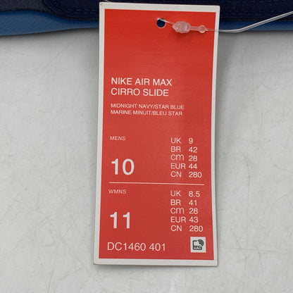【中古品】【メンズ】 NIKE ナイキ DC1460-401 AIR MAX CIRRO SLIDE エア マックス シーロ スライド サンダル シューズ 靴 160-260824-ya-24-izu サイズ：28cm カラー：MIDNIGHT NAVY/STAR BLUE 万代Net店
