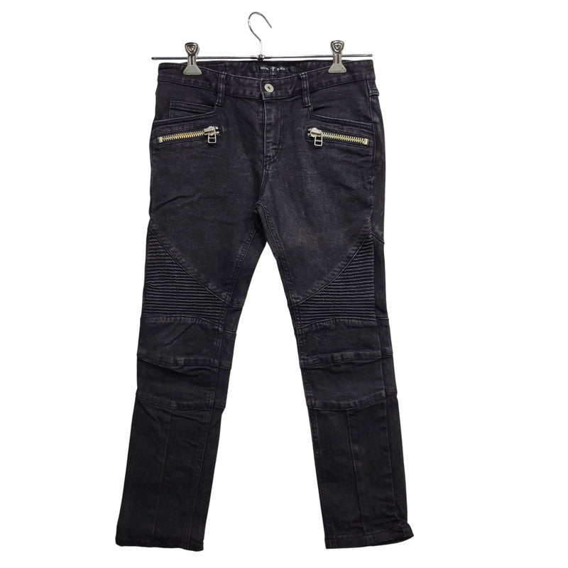 【中古品】【メンズ】 NO ID. ノーアイディ BIKER PANTS 438070-764P バイカーパンツ 151-260824-as-10-izu サイズ：1 カラー：ブラック 万代Net店