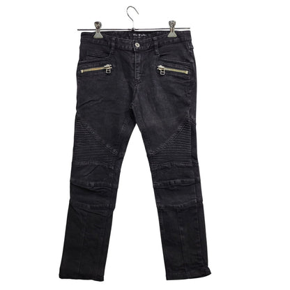【中古品】【メンズ】 NO ID. ノーアイディ BIKER PANTS 438070-764P バイカーパンツ 151-260824-as-10-izu サイズ：1 カラー：ブラック 万代Net店
