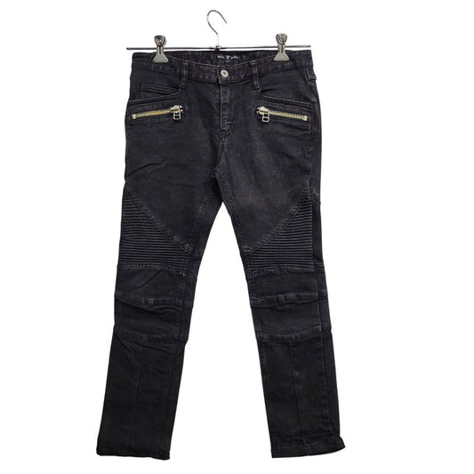 【中古品】【メンズ】 NO ID. ノーアイディ BIKER PANTS 438070-764P バイカーパンツ 151-260824-as-10-izu サイズ：1 カラー：ブラック 万代Net店