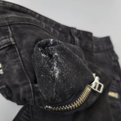 【中古品】【メンズ】 NO ID. ノーアイディ BIKER PANTS 438070-764P バイカーパンツ 151-260824-as-10-izu サイズ：1 カラー：ブラック 万代Net店