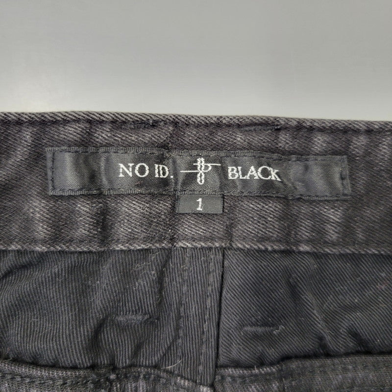 【中古品】【メンズ】 NO ID. ノーアイディ BIKER PANTS 438070-764P バイカーパンツ 151-260824-as-10-izu サイズ：1 カラー：ブラック 万代Net店