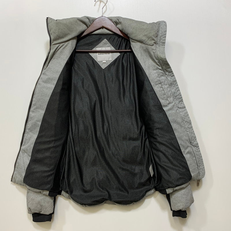 【中古品】【メンズ】 BUFFALO BOBS バッファローボブズ HVB6401 ZIPUP HOODED DOWN JACKET ジップ アップ フーデッド ダウン ジャケット アウター 140-260827-cs-9-izu サイズ：1 カラー：グレー 万代Net店