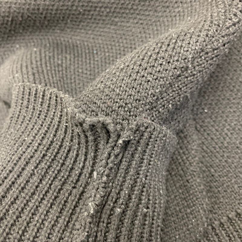 【中古品】【メンズ】 FEAR OF GOD ESSENTIALS フィアオブゴッド エッセンシャルズ LOGO KNIT HOODIE ロゴ ニット フーディー トップス 長袖 142-260825-cs-05-izu サイズ：S カラー：ブラック 万代Net店