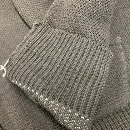 【中古品】【メンズ】 FEAR OF GOD ESSENTIALS フィアオブゴッド エッセンシャルズ LOGO KNIT HOODIE ロゴ ニット フーディー トップス 長袖 142-260825-cs-05-izu サイズ：S カラー：ブラック 万代Net店