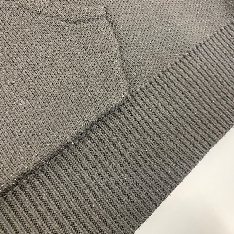 【中古品】【メンズ】 FEAR OF GOD ESSENTIALS フィアオブゴッド エッセンシャルズ LOGO KNIT HOODIE ロゴ ニット フーディー トップス 長袖 142-260825-cs-05-izu サイズ：S カラー：ブラック 万代Net店