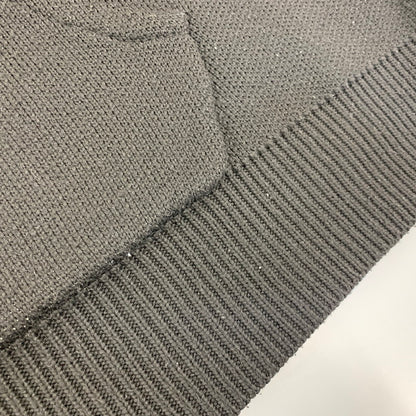 【中古品】【メンズ】 FEAR OF GOD ESSENTIALS フィアオブゴッド エッセンシャルズ LOGO KNIT HOODIE ロゴ ニット フーディー トップス 長袖 142-260825-cs-05-izu サイズ：S カラー：ブラック 万代Net店