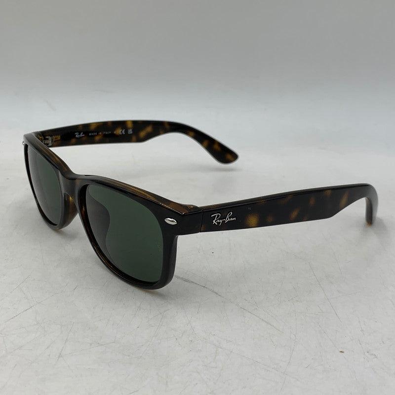 【中古品】【メンズ/レディース】 RAY-BAN レイバン RB2132-F NEW WAYFARER CLASSIC SUNGLASSES ニュー ウェイファーラー クラシック サングラス 203-260824-ya-30-izu サイズ：55口-18-140 カラー：ブラウン 万代Net店