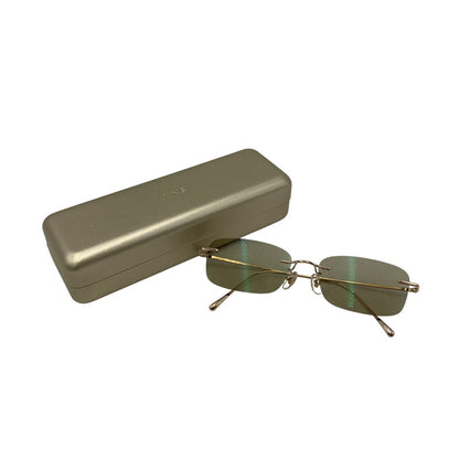 【中古品】【メンズ/レディース】 JINS TODAY ジンズ トゥデイ UTP-26S-177AC 26SS RIMLESS SUNGLASSES リムレス サングラス 203-260824-ya-31-izu サイズ：55口-17-142 カラー：ゴールド 万代Net店