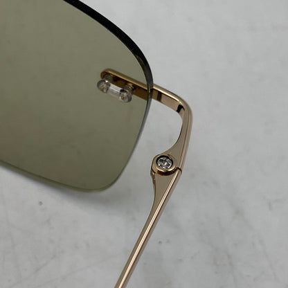 【中古品】【メンズ/レディース】 JINS TODAY ジンズ トゥデイ UTP-26S-177AC 26SS RIMLESS SUNGLASSES リムレス サングラス 203-260824-ya-31-izu サイズ：55口-17-142 カラー：ゴールド 万代Net店