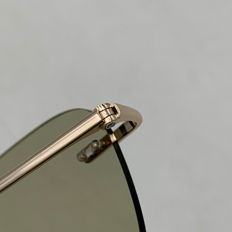 【中古品】【メンズ/レディース】 JINS TODAY ジンズ トゥデイ UTP-26S-177AC 26SS RIMLESS SUNGLASSES リムレス サングラス 203-260824-ya-31-izu サイズ：55口-17-142 カラー：ゴールド 万代Net店
