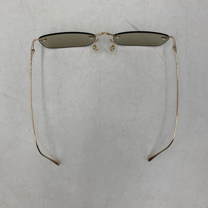 【中古品】【メンズ/レディース】 JINS TODAY ジンズ トゥデイ UTP-26S-177AC 26SS RIMLESS SUNGLASSES リムレス サングラス 203-260824-ya-31-izu サイズ：55口-17-142 カラー：ゴールド 万代Net店