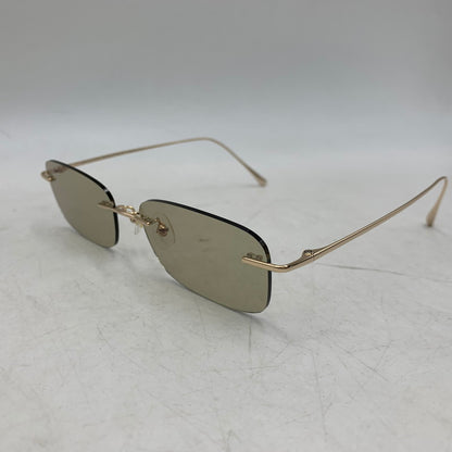 【中古品】【メンズ/レディース】 JINS TODAY ジンズ トゥデイ UTP-26S-177AC 26SS RIMLESS SUNGLASSES リムレス サングラス 203-260824-ya-31-izu サイズ：55口-17-142 カラー：ゴールド 万代Net店