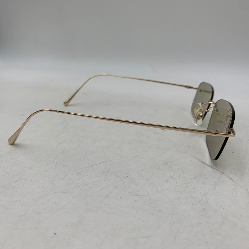 【中古品】【メンズ/レディース】 JINS TODAY ジンズ トゥデイ UTP-26S-177AC 26SS RIMLESS SUNGLASSES リムレス サングラス 203-260824-ya-31-izu サイズ：55口-17-142 カラー：ゴールド 万代Net店