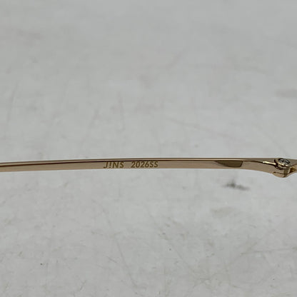 【中古品】【メンズ/レディース】 JINS TODAY ジンズ トゥデイ UTP-26S-177AC 26SS RIMLESS SUNGLASSES リムレス サングラス 203-260824-ya-31-izu サイズ：55口-17-142 カラー：ゴールド 万代Net店