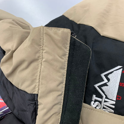 【中古品】【メンズ】 FIRST DOWN ファーストダウン F342520 WRAP DOWN PARKA DICROS MAURI ラップ ダウン パーカー ディクロス マウリ アウター 144-260825-cs-07-izu サイズ：M カラー：ベージュ×ブラック 万代Net店