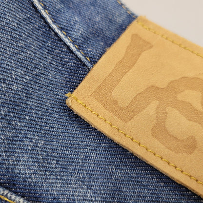 【中古品】【メンズ】 LEE RIDERS リー ライダース 42TALON STRAIGHT DENIM PANTS 241-0041 ストレートデニムパンツ ジーンズ USA製 ユニオンチケット 157-260824-as-08-izu カラー：インディゴ 万代Net店