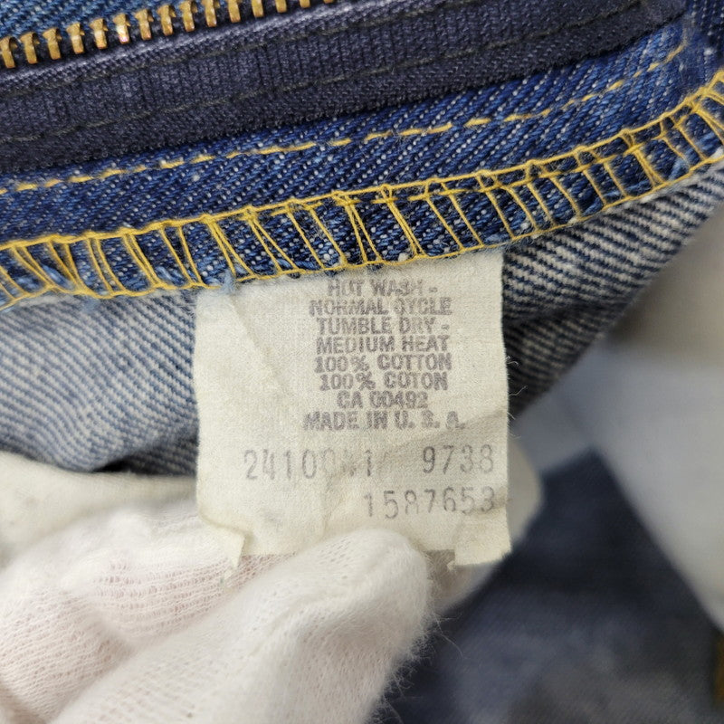 【中古品】【メンズ】 LEE RIDERS リー ライダース 42TALON STRAIGHT DENIM PANTS 241-0041 ストレートデニムパンツ ジーンズ USA製 ユニオンチケット 157-260824-as-08-izu カラー：インディゴ 万代Net店