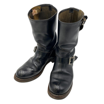 【現状渡し品】【メンズ/レディース】 BUCO ブコ REAL MCCOY'S リアルマッコイズ D131-4061#9900 HORSE HIDE ENGINEER BOOTS ホース ハイド エンジニア ブーツ 靴 164-260813-kh-04-izu サイズ：7 1/2 カラー：ブラック 万代Net店
