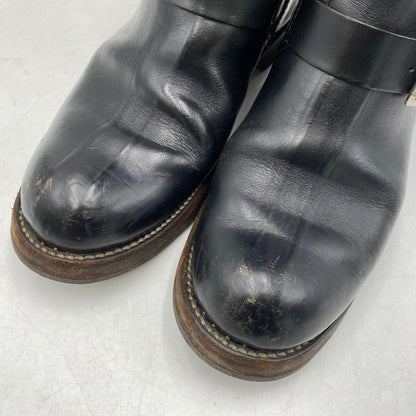 【現状渡し品】【メンズ/レディース】 BUCO ブコ REAL MCCOY'S リアルマッコイズ D131-4061#9900 HORSE HIDE ENGINEER BOOTS ホース ハイド エンジニア ブーツ 靴 164-260813-kh-04-izu サイズ：7 1/2 カラー：ブラック 万代Net店