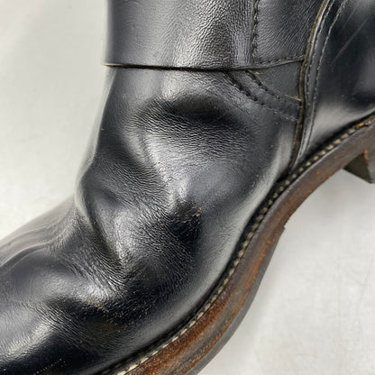 【現状渡し品】【メンズ/レディース】 BUCO ブコ REAL MCCOY'S リアルマッコイズ D131-4061#9900 HORSE HIDE ENGINEER BOOTS ホース ハイド エンジニア ブーツ 靴 164-260813-kh-04-izu サイズ：7 1/2 カラー：ブラック 万代Net店